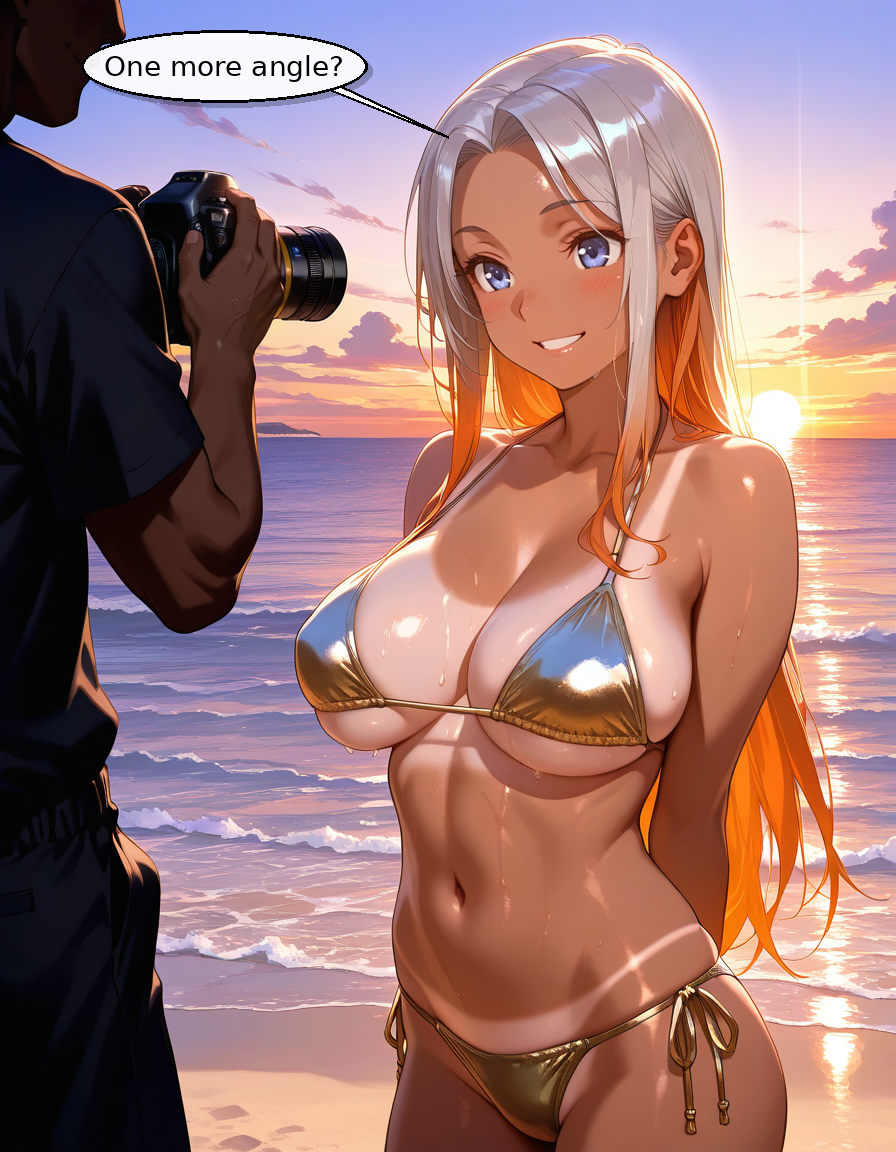 Panel 1 - Sunset Waves