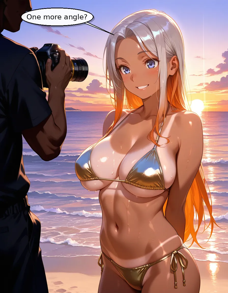 Panel 1 - Sunset Waves