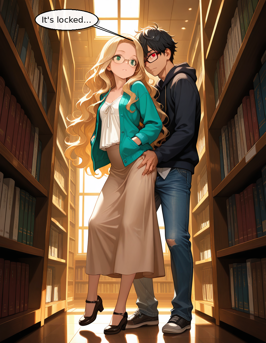 Panel 1 - Silence in the Library