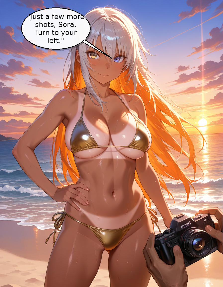 Panel 1 - Golden Hour Pose