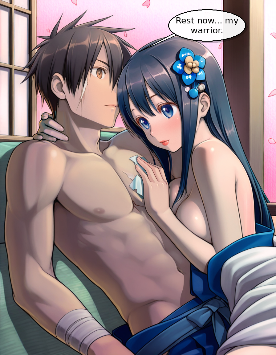 Panel 6 - The Blade and The Blossom