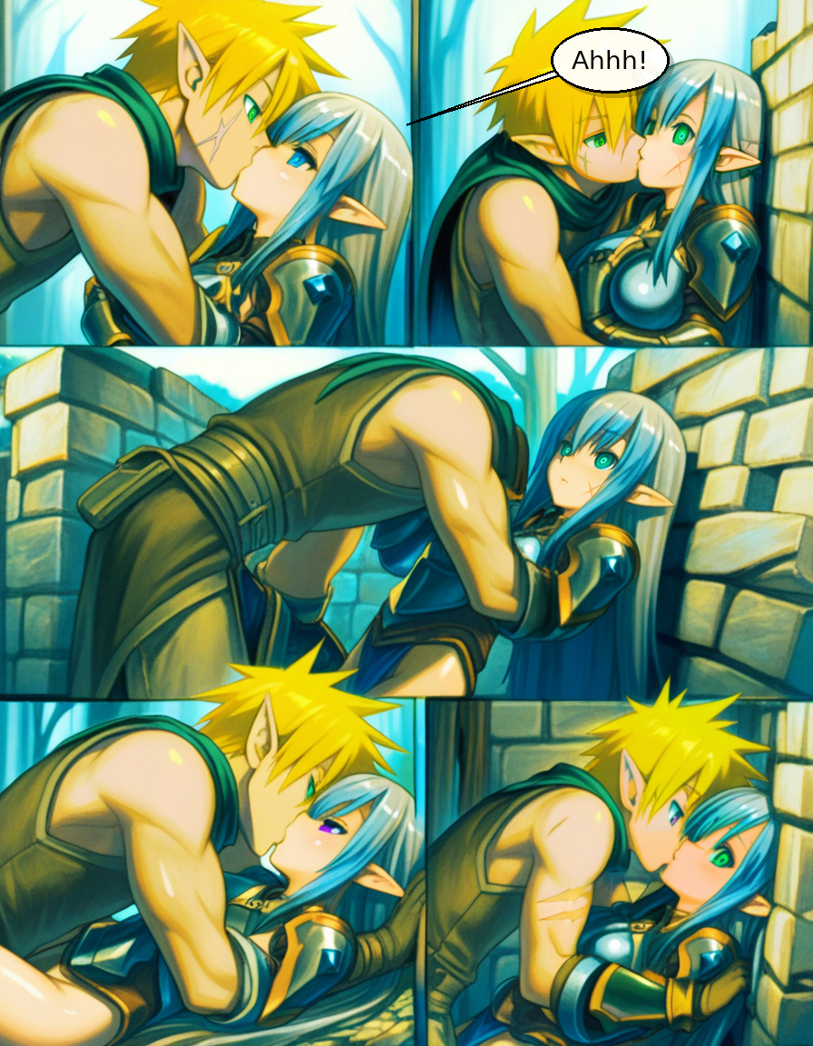 Panel 4 - The Elf's Bow and the Warrior's Heart