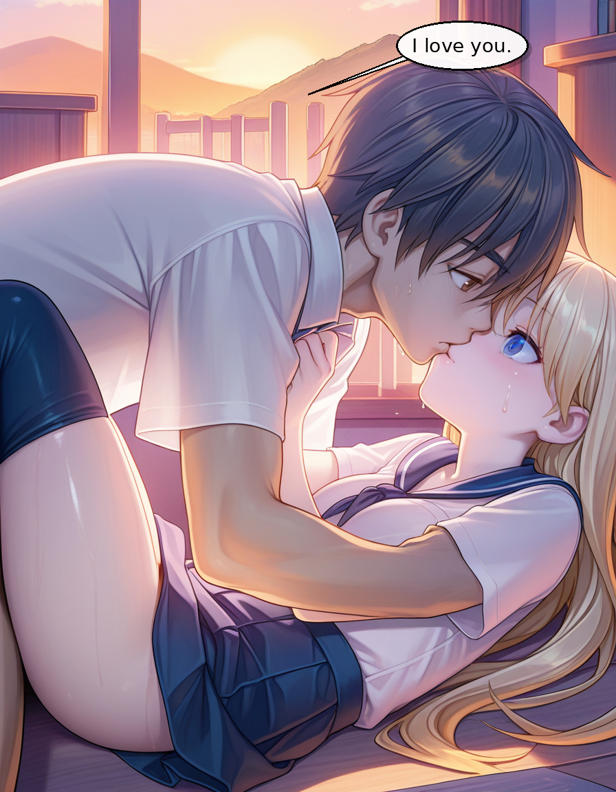 Panel 6 - Sunset in Room 3B