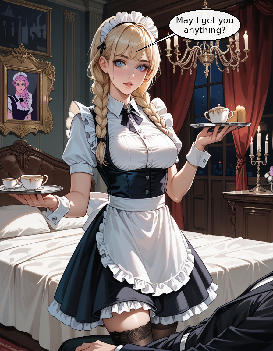 Panel 2 - Sakuya's Midnight Tea